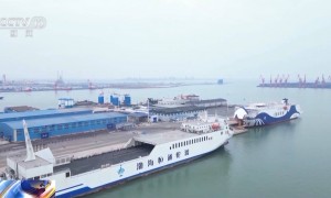 万吨巨轮突现台海！八舰齐发暗藏钢铁洪流，对岸连夜急调滩防部队